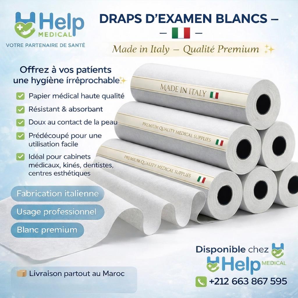 DRAP D'EXAMEN BLANC