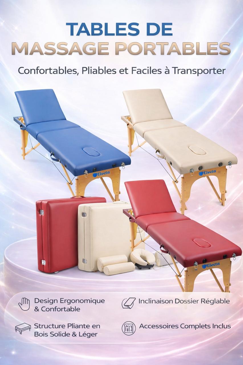 TABLE DE MASSAGE PORTABLE