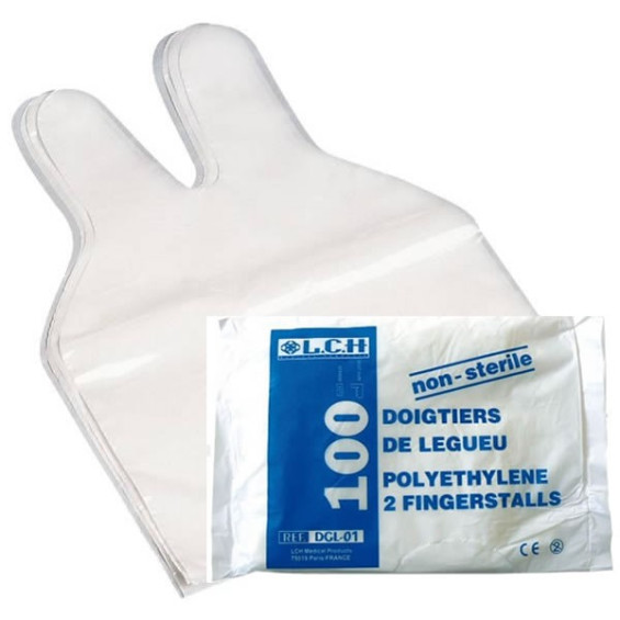 DOIGTIERS 2 DOIGTS (sachet de 100 unités)