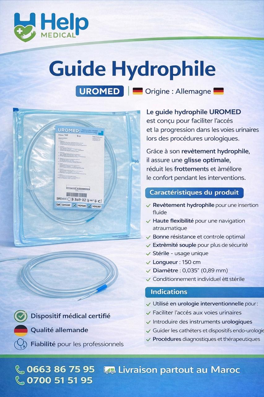 GUIDE HYDROPHILE TERUMO